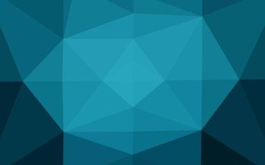 Koyu mavi vektör soyut çokgen kapağı.