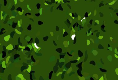 Açık yeşil, soyut şekilli kırmızı vektör arkaplan. Soyut tarzda rengarenk gradyan şekilleri olan bir resim. Kartvizitiniz için modern tasarım.