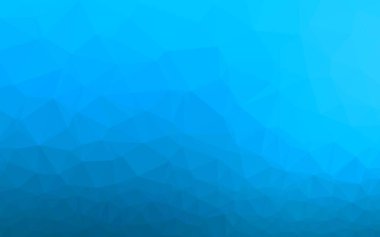 Hafif BLUE vektör mozaik şablonu. Gradyanı olan belirsiz bir soyut çizim. Marka kitabınız için şablon.