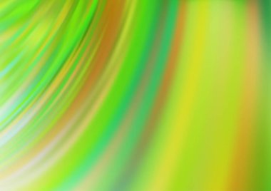 Bükülmüş kurdeleli vektör şablonu. Bulanık çizgilerden oluşan parlak çizimler. Reklamınız, broşürleriniz, broşürleriniz için yeni bir doku.