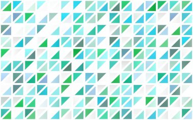 Açık Mavi, Yeşil vektörsüz arkaplan çizgiler, üçgenler.