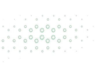 Çember şekilli soyut vektör düzeni. Doğa tarzında bulanık halkaları olan güzel renkli çizimler. Marka kitabın için tamamen yeni bir şablon. 