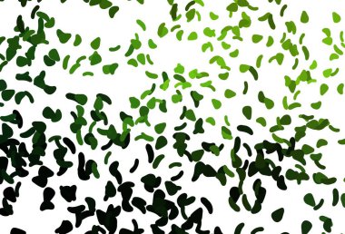 Memphis şekilli Light Orange vektör şablonu. Modern tarzda değişen renkli kaotik formlar. Duvar kağıtları için zarif tasarım.