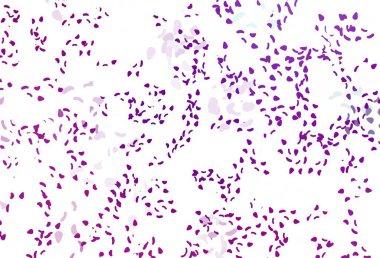 Soyut formlarla açık mor vektör arkaplanı. Soyut tarzda rengarenk gradyan şekilleri olan bir resim. Duvar kağıtları için zarif tasarım.