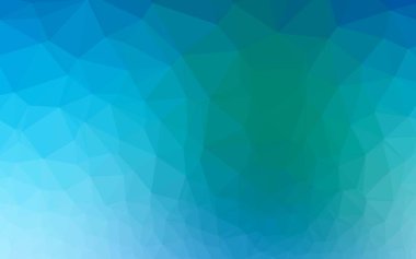 Açık Mavi, Yeşil vektör soyut çokgen düzeni.