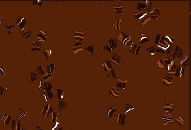 Açık Turuncu vektör arkaplanı çizgiler, daireler, eşkenar dörtgenler. Daireler, çizgiler, rengarenk eşkenar dörtgenler. İş ilanları, broşürler, broşürler için desen