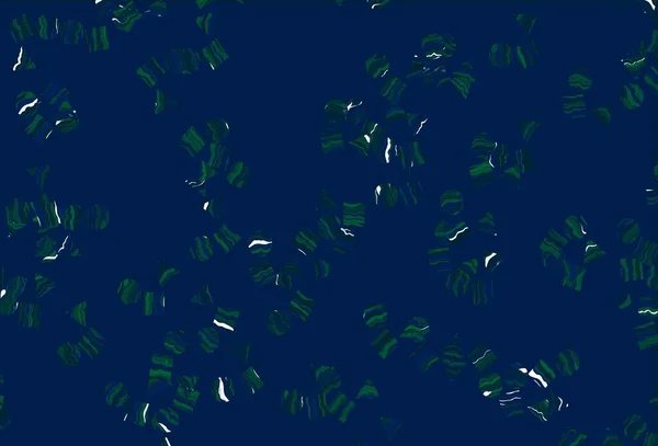 Světlo Blue Vektorová Textura Poly Stylu Kruhy Kostky Ilustrace Množinou — Stockový vektor