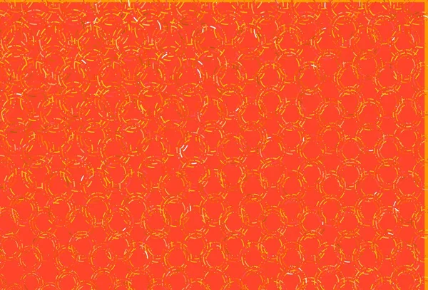Hellgelbe Orangefarbene Vektorvorlage Mit Kreisen Illustration Mit Einer Reihe Leuchtender — Stockvektor