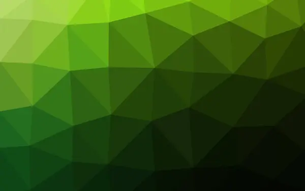 Ljusgrön Vektor Polygon Abstrakt Bakgrund — Stock vektor