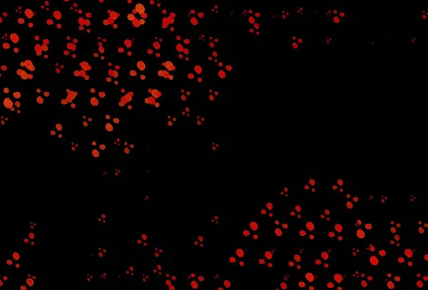 Темно Оранжевый Векторный Рисунок Изогнутыми Лентами Сияющая Кривая Иллюстрация Мраморном — стоковый вектор