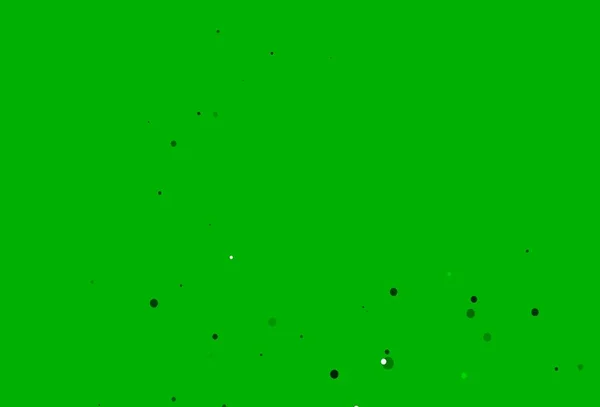 Fondo Vector Verde Claro Con Burbujas — Vector de stock