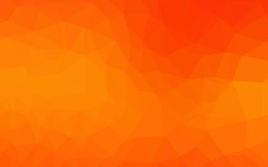 Açık Turuncu Üçgen Mozaik Doku.