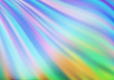 Açık Mavi, çizgili yeşil vektör şablonu, oval.