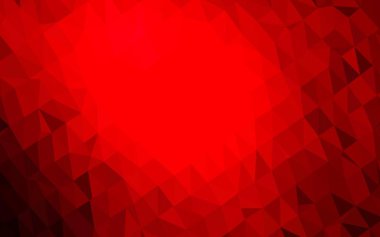 Açık Kırmızı Vektör soyut mozaik arkaplan.