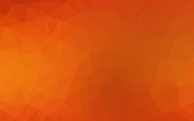 Açık Turuncu vektör düşük poli düzeni.