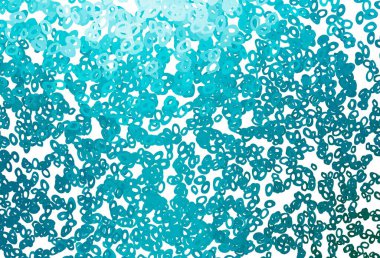 Lekeli hafif Mavili vektör kapağı. Doğa tarzında bulanık halkaları olan güzel renkli çizimler. Suyun deseni, yağmur damlaları.