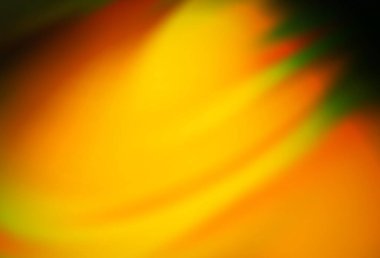 Koyu yeşil, sarı vektör soyut bulanık düzen. Eğilimli zarif, parlak bir çizim. Tasarımlar için arka plan.