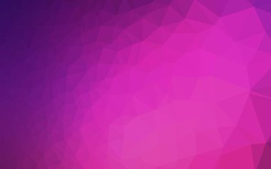 Koyu pembe vektör çokgen arkaplan.