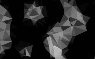 Koyu siyah vektör bulanık üçgen dokusu.