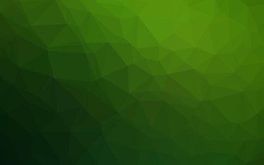 Açık Yeşil Vektör Mozaik Şablonu.