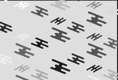 Açık gümüş, dar çizgileri olan gri vektör deseni. Dar çizgileri olan parlak renkli çizimler. Web siteleri, iniş sayfaları için desen.