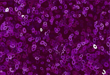 Küreli koyu mor vektör deseni. Doğa tarzında renkli baloncuklu soyut illüstrasyon. İş reklamları için tasarım.