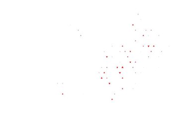 Üçgenli açık kırmızı vektör arkaplanı.