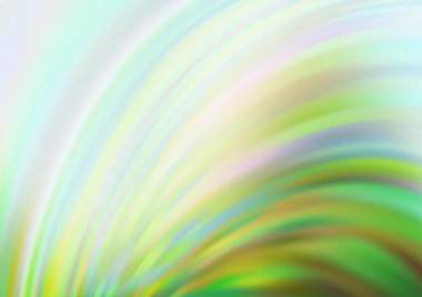 Lav şekilli açık yeşil vektör şablonu.