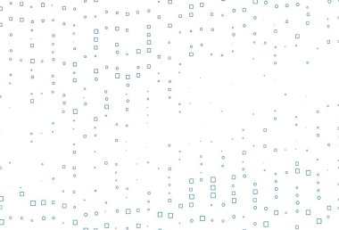 Dikdörtgenli, kare şeklinde hafif BLUE vektör düzeni. Dikdörtgen şekilli soyut çizimler. Web siteleri, iniş sayfaları için desen.