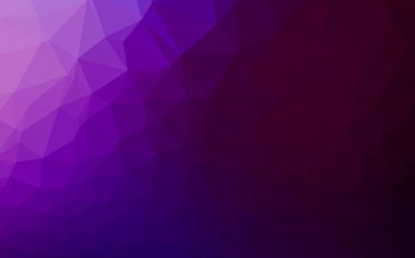 Koyu Mor vektör çokgen arkaplan.