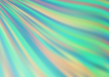 Lav şekilli açık yeşil vektör şablonu.