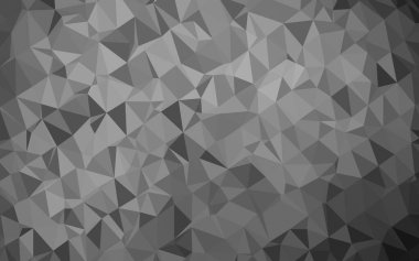 Açık Gümüş, gri vektör bulanık üçgen desen.