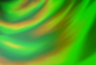 Açık yeşil vektör modern zarif zemin. Gradyan tasarımlı, soyut, ışıltılı çizimler. Web siteniz için bulanık tasarım.