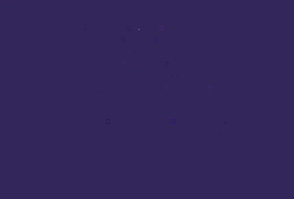 Светло Фиолетовая Векторная Компоновка Круговыми Пятнами Кубиками Абстрактная Иллюстрация Красочными — стоковый вектор
