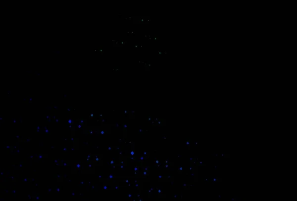 Темно Синий Зеленый Векторный Обратный Ход Линиями Кругами Ромбами Круги — стоковый вектор