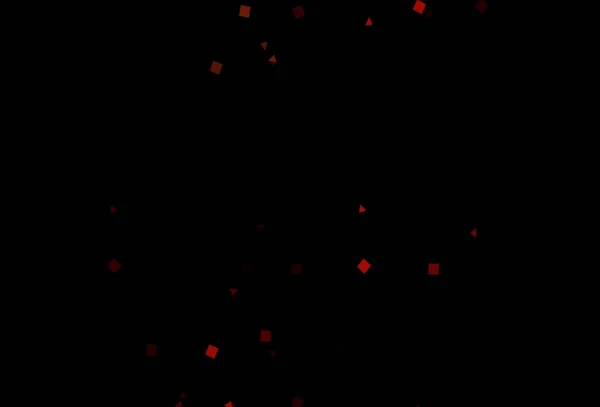 Copertura Vettoriale Rosso Scuro Stile Poligonale Con Cerchi Illustrazione Astratta — Vettoriale Stock