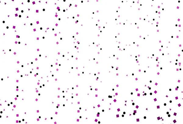 Světle Fialové Vektorové Pozadí Čárami Kruhy Kosočtverci Třpytivé Abstraktní Ilustrace — Stockový vektor