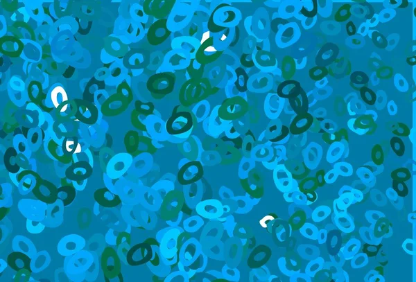 Çember şekilli soyut vektör düzeni. Doğa tarzında bulanık halkaları olan güzel renkli çizimler. Marka kitabın için tamamen yeni bir şablon. 