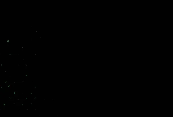 Темно Зеленый Вектор Искушает Смутная Абстрактная Иллюстрация Листьями Стиле Каракулей — стоковый вектор
