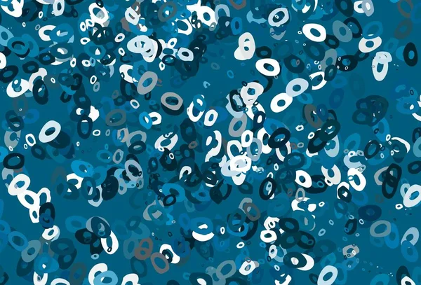 Noktalı hafif Mavili vektör arkaplanı. Renkli su damlaları olan modern soyut çizimler. Reklamlar, broşürler için desen.