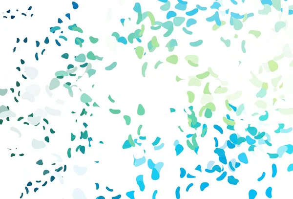 Açık mavi, rastgele şekilli sarı vektör dokusu. Modern tarzda değişen renkli kaotik formlar. İşiniz için en iyi akıllı tasarım.