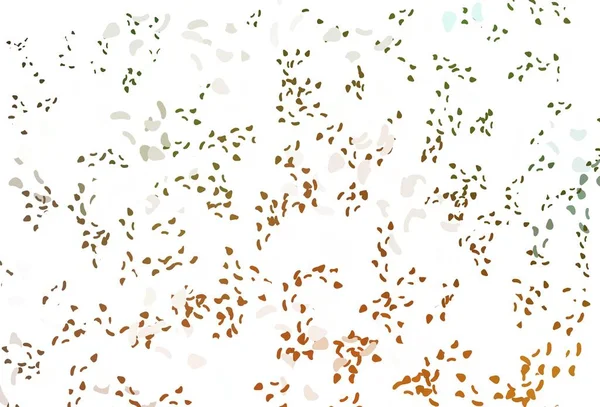 Açık yeşil, soyut formlu kırmızı vektör arkaplan. Renkli rastgele şekillerle modern soyut illüstrasyon. Duvar kağıtları için zarif tasarım.