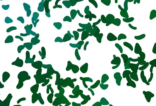 Lichtblauwe Groene Vectorachtergrond Met Abstracte Vormen Moderne Abstracte Illustratie Met — Stockvector