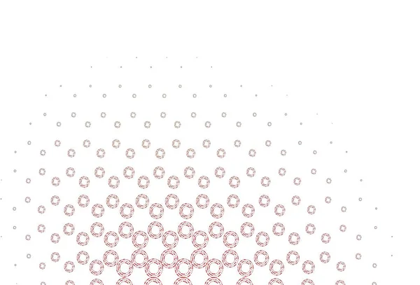 Abstrakt Vektor Layout Med Cirkelformer Vacker Färgad Illustration Med Suddiga — Stock vektor