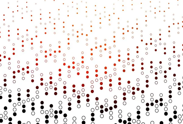 Kabarcıklı hafif turuncu vektör arka planı. Renkli su damlaları olan modern soyut çizimler. Güzel web siteleri için desen.