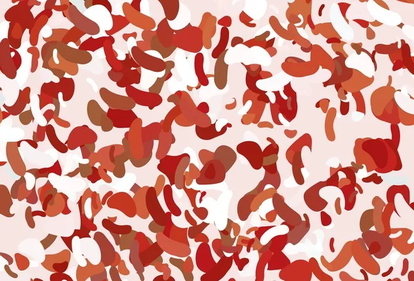 Açık yeşil, soyut şekilli kırmızı vektör arkaplan. Modern tarzda değişen renkli kaotik formlar. İşiniz için en iyi akıllı tasarım.