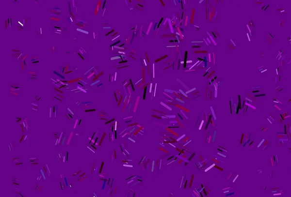 Hellviolette Vektorschablone Mit Wiederholten Sticks Leuchtend Farbige Illustration Mit Schmalen — Stockvektor