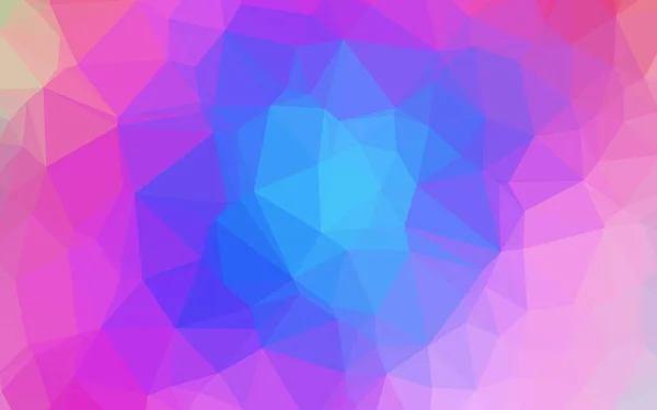 Ljusrosa Blå Vektor Abstrakt Polygonal Konsistens — Stock vektor