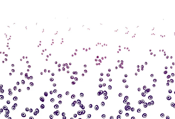 Dairesel açık mor vektör şablonu. Parlak renkli soyut çemberlerin olduğu bir resim. Marka kitabınız için şablon.