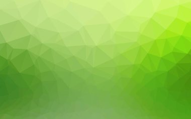 Açık Yeşil vektör çokgen şablonu.